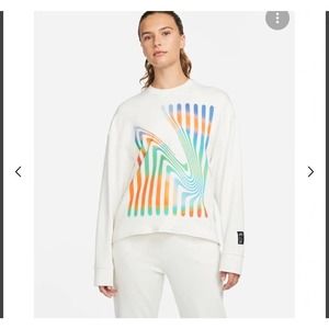 Women's Nike Robbie Simon Yoga Luxe A.I.R. Fleece Crew